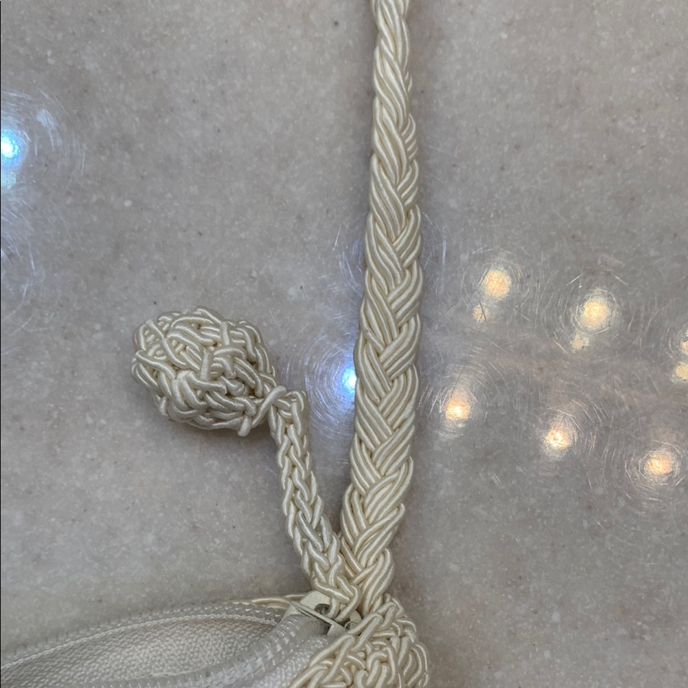 Cream Crochet Shoulder Bag - Picture 5 of 5